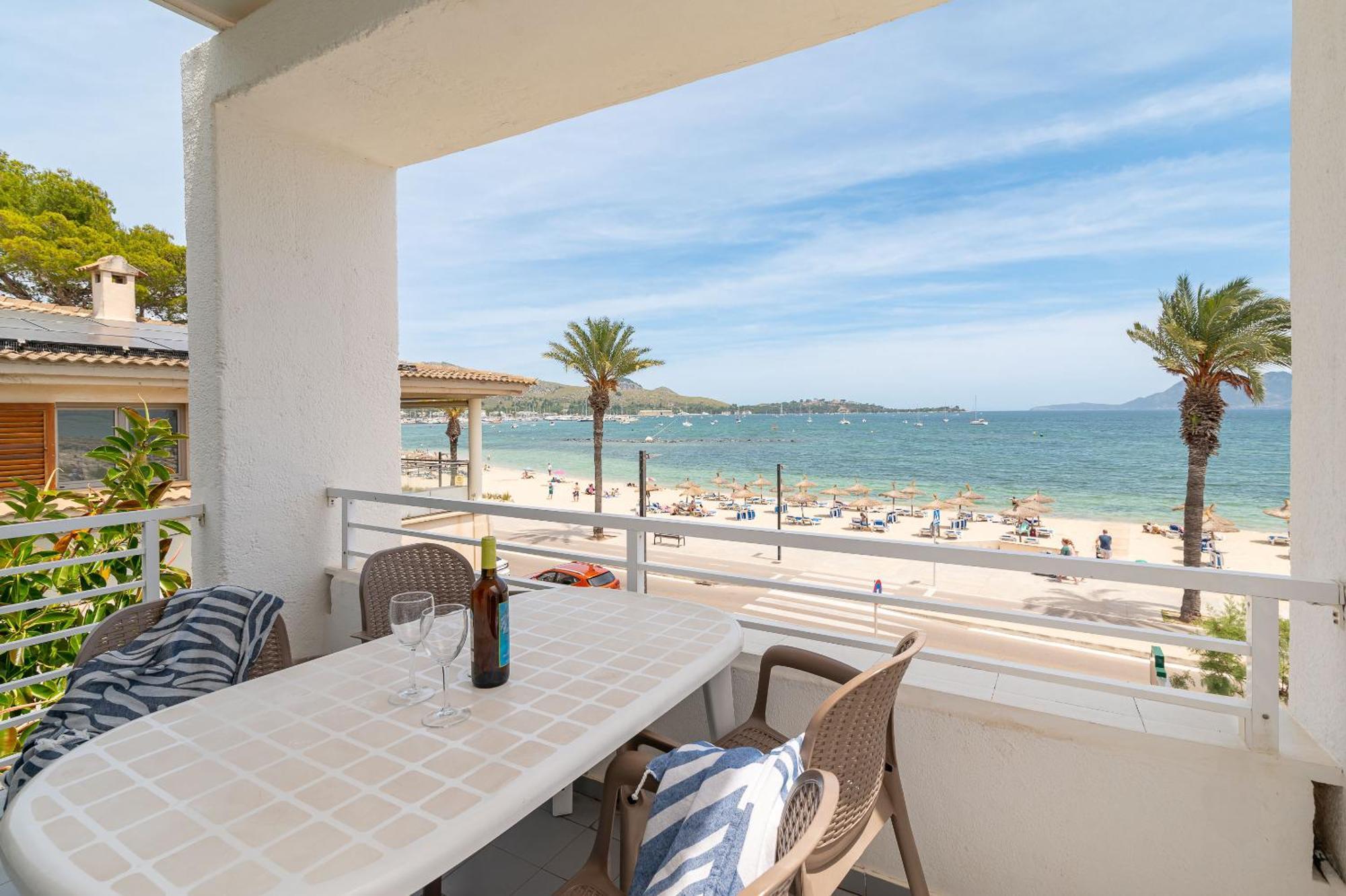 Beachfront Apartment Sivella By Sealand Villas Port de Pollenca Luaran gambar
